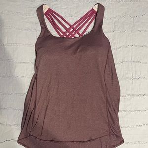 Lululemon Free to be Wild Tank Top. Strappy Back built in bra.